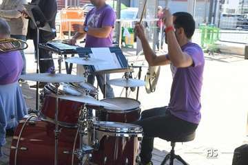 Concierto de la Banda Municipal de Telde por el 8M/FJS Fotografía.
